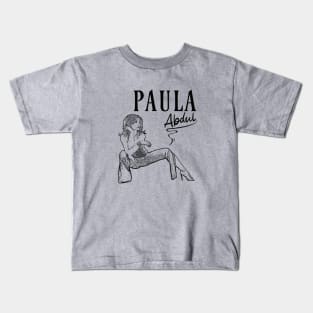 Paula Abdul // 80s Music // Black retro Kids T-Shirt